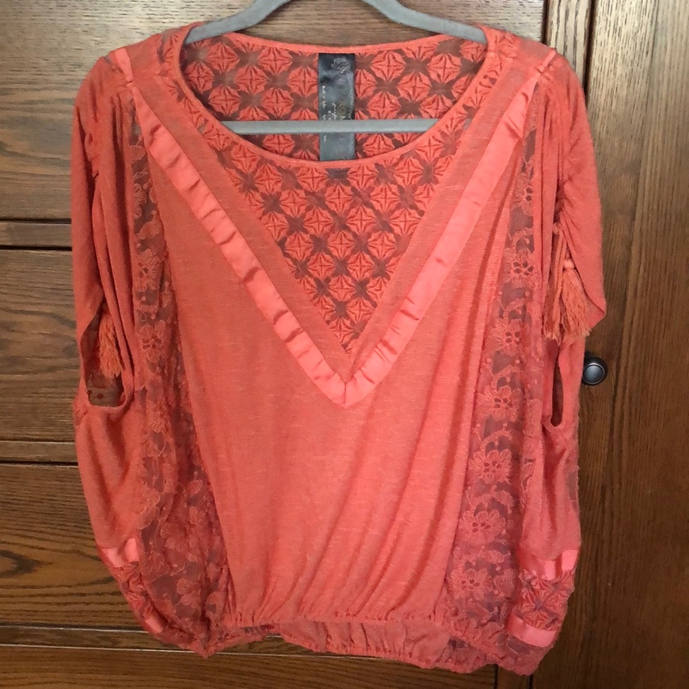 Free people orange top